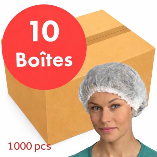 product_image_name-Generic-Charlotte cheveux blanche ,lot de 10 boites de 100 pcs ( 1000 pcs)-1