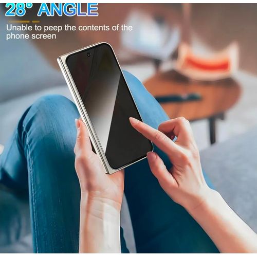 product_image_name-Generic-Lot de 2 Film De Protection Antichoc Anti-espion Fumé Google Pixel 9 Pro Fold-4