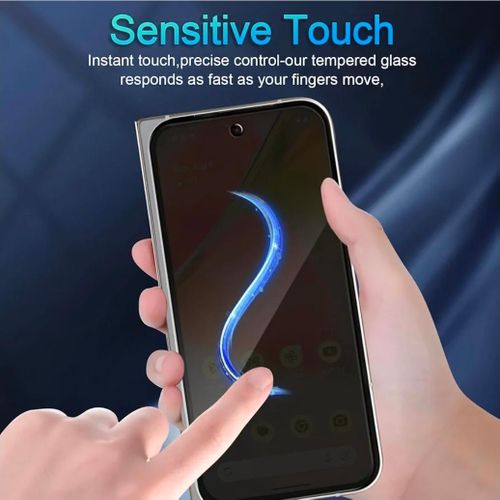 product_image_name-Generic-Lot de 2 Film De Protection Antichoc Anti-espion Fumé Google Pixel 9 Pro Fold-5