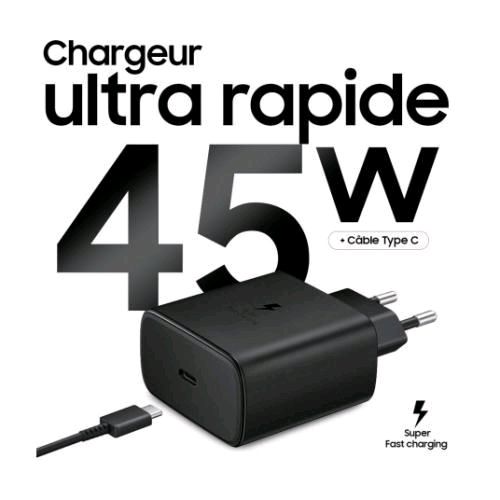 Chargeur Samsung 1 Ultra Rapide Pour Samsung, Chargeur Telephone