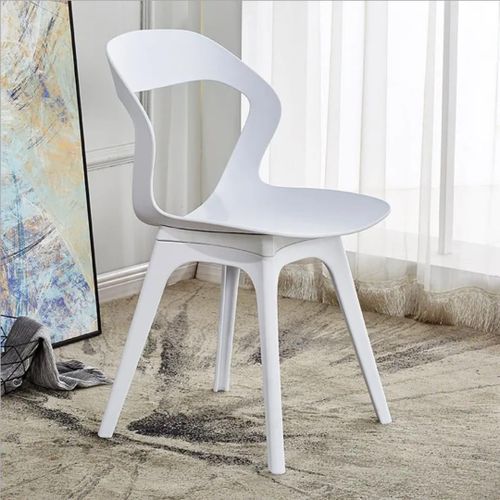 product_image_name-Generic-Chaise de réception moderne en plastique Blanc-2