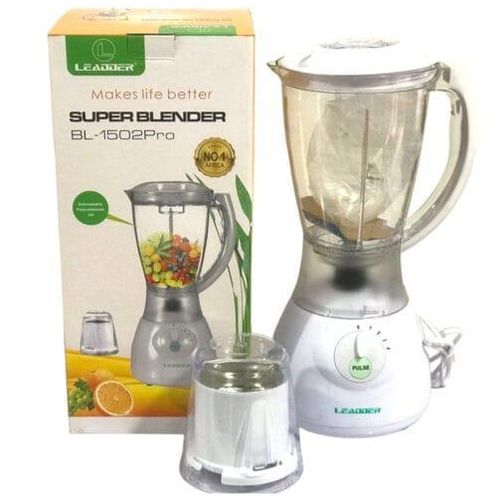 product_image_name-Generic-Mixeur 2 En 1 Bol Incassable- 1.5L - 300W - Blanc-2