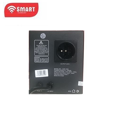 product_image_name-SMART TECHNOLOGY-Stabilisateur Smart AVR-1000 - 1000 VA - Rouge - 3 Mois De Garantie-3