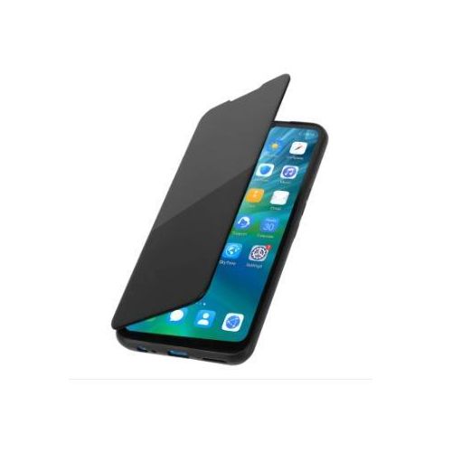 Generic Etui Rabat Semi Vitrée Teinter Compatible Pour Tecno Spark 50 - Noir