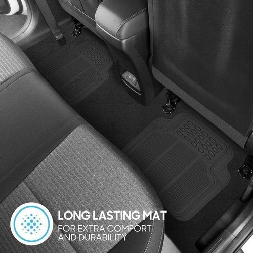 Generic Lot de 4 tapis de sol antidérapants pour voiture - image 3