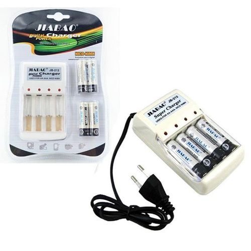 Chargeur De Piles + 4 Petite Piles Rechargeable au prix moins cher sur  EQUIPS+