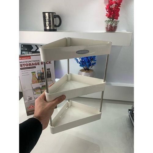 product_image_name-Generic-Chic Étagère De Rangement D'angle Multifonctionnelle à 3 Niveaux-5