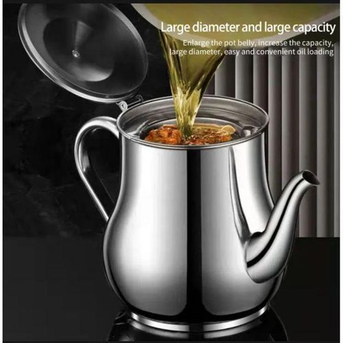 product_image_name-Generic-Partagez Ce Produit    Théière, Pot De Filtre à Huile En Acier Inoxydable-1