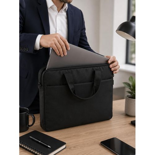 Generic Sacoche Ordinateur Portable – Noir Élégant et Résistant - image 3