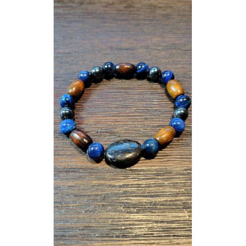 product_image_name-Generic-Bracelet en pierres de Bouddha, cristaux variés, cube d'améthyste et roche de lave-2