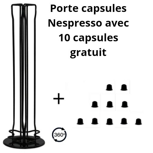 Melitta Porte Capsules Nespresso Noir : : Cuisine et Maison