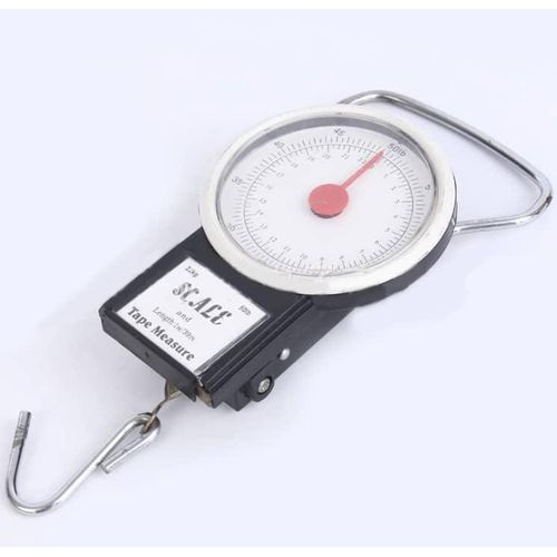product_image_name-Generic-Balance Suspendue Mécanique avec Ruban à Mesurer – Pèse Bagages et Objets-3