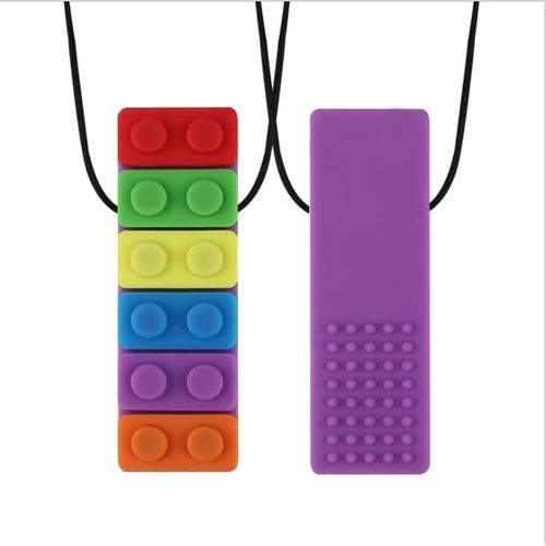 Generic Collier De Mastication Brique Multi-couleurs - Nafa - Prix pas cher