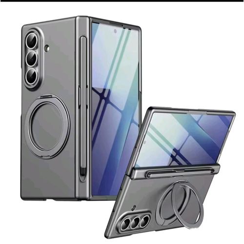 Generic Coque Samsung Z fold 5 gris bag stylé