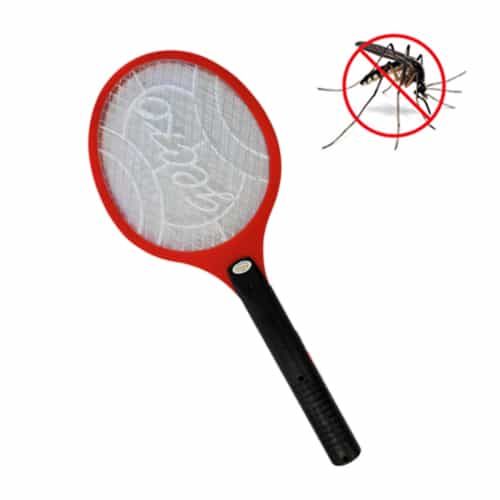 Raquette anti insectes électrique avec lampe torche