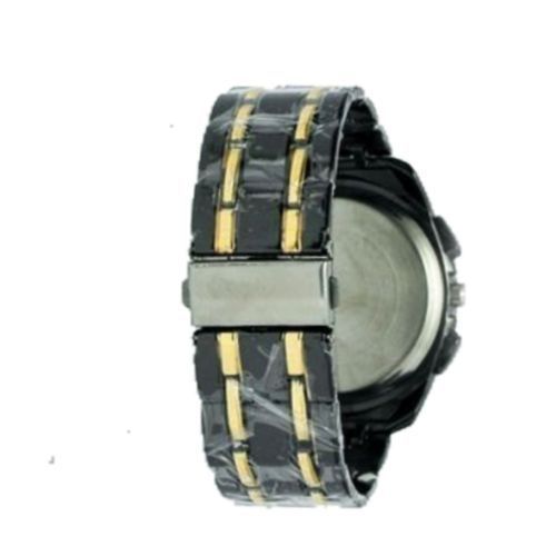 product_image_name-Orlando-Montre Homme - Noir/doré-2