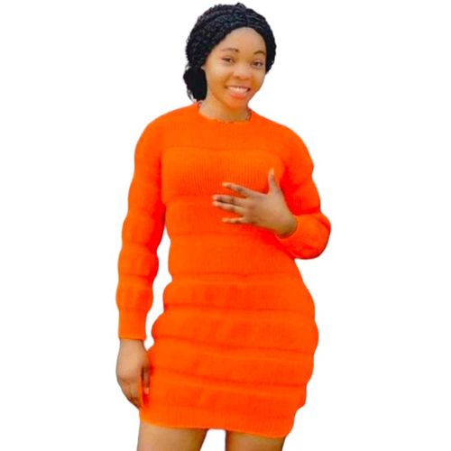 Generic Robe Classe Pour Femme Orange Prix pas cher Jumia CI