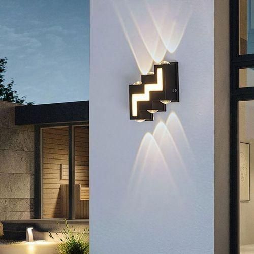 product_image_name-Generic-LED Wall Light, Outdoor Lighting, Garden Decorative Lighting, Porch Lighting - Black-5