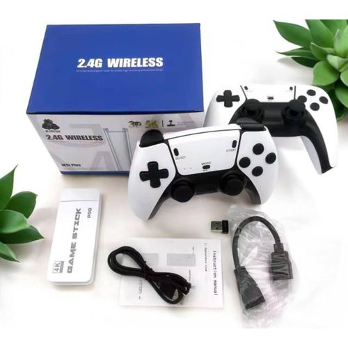 Generic Game Stick 4K HDMI + 2 Manettes Sans Fil