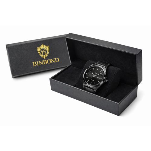 product_image_name-Generic-Montre Homme de Luxe - Mouvement Quartz de Précision - Bracelet Cuir Crocodile Noir "+ Boîte Cadeau"-3