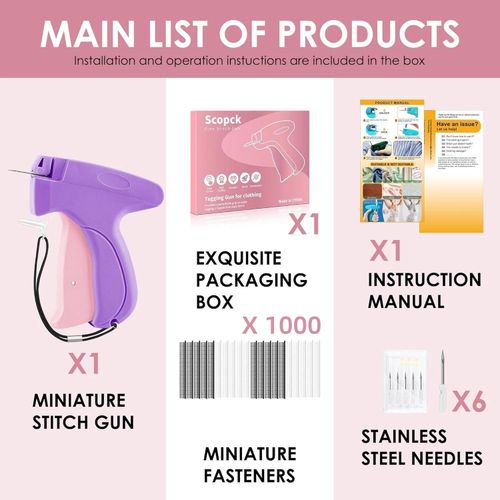 product_image_name-Generic-Pistolet à coudre manuel mini multifonctionnel, outil de couture rapide pour vêtements, pistolet à aiguille à colle pour étiquettes, fixateur de couette-3