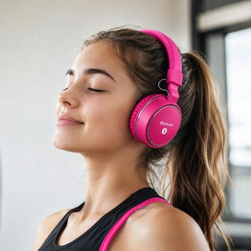 Generic Casque Audio Bluetooth Pliable – Sans Fil & Confortable - image 3