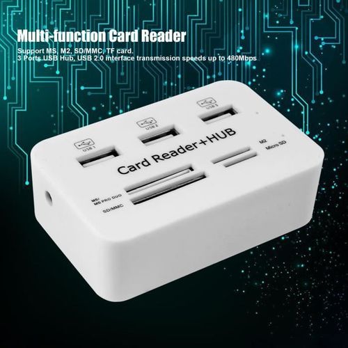 Combo HUB USB Multifonction 3 Ports USB Avec Lecteur De Carte SD / TF -  Prix pas cher