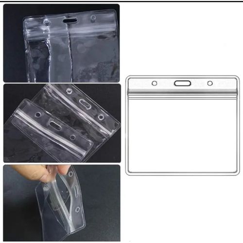 product_image_name-Generic-Porte Badge De Carte D’identité Et Carte Bancaire Avec Corde Bleu - Paquet De 50-2