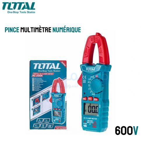TOTAL Pince Multimetre Numérique 600V - Prix pas cher