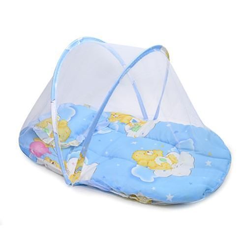 Berceau Portable Tente Avec Moustiquaire + Sac 5 Pièces Pour Bébé