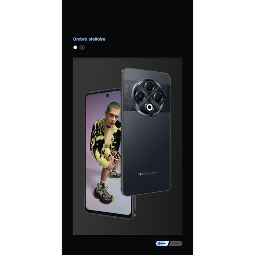 product_image_name-Tecno-smartphone Spark 30- 6.78" - 4G - 2×Sim - 64Mpx - 8/128Go – 5000mAh – Noir--2