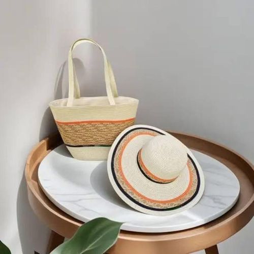 Fashion Sac + chapeau pour sortie fun et plage
