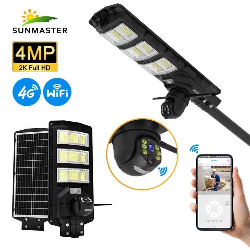 Generic Caméra Solaire VC23-4G avec Lampadaire LED – Triple Caméra et Vision Noct - image 3