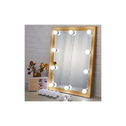 Generic Kit de lumières LED pour miroir, 10 ampoules de miroir de style  hollywoodien à prix pas cher