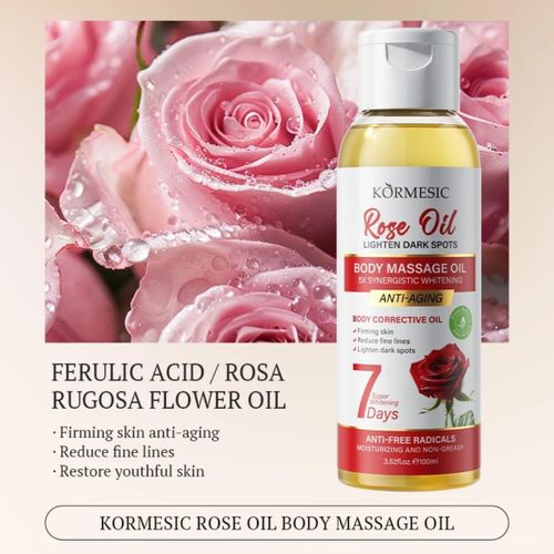 Generic Huile de Massage Rose 100ml – Anti-Âge & Éclat de la Peau - image 2