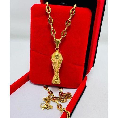 product_image_name-Generic-Magnifique Chaîne En Grain De Café Homme Médaillée Coupe de Valeur-1