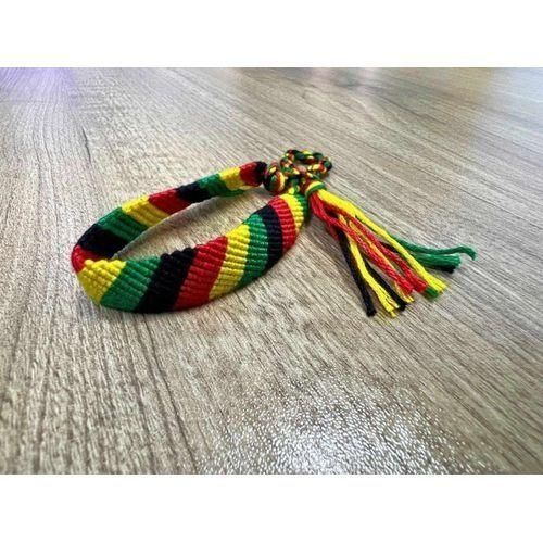 Fashion Deux Bracelet  Rasta Rouge Jaune Vert - image 3