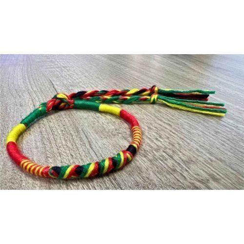 Fashion Deux Bracelet  Rasta Rouge Jaune Vert - image 4