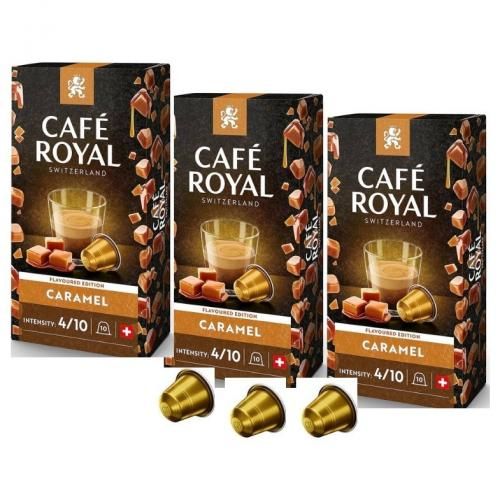 L'Or Espresso Caramel - Café Royal 10 Capsules Pour Nespresso®(PACK 3x10  CAPSULES 30) - Prix pas cher