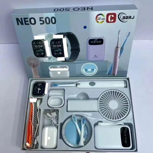 Generic Coffret High-Tech 7 en 1 – Montre Connectée & Accessoires - image 3