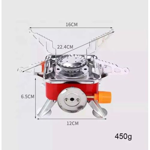 product_image_name-Generic-Mini Réchaud à Gaz de Camping Pliant – Brûleur Portable Coupe-Vent pour Randonnée et Plein Air-2