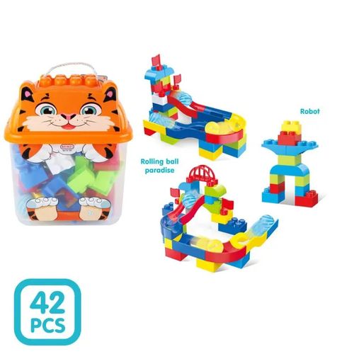 Generic Boite Block Lego Creative De Construction 42 Pièces Pour Enfant +3  ANS - Prix pas cher