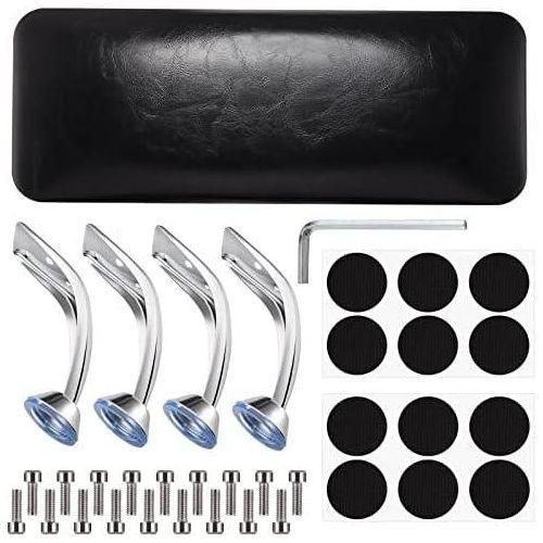 Generic repose-mains de manucure en cuir microfibre avec coussinet - image 3