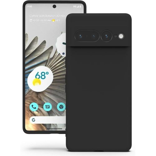 product_image_name-Generic-Coque en silicone compatible Google Pixel 7 pro + 1 antichoc - Noir-1