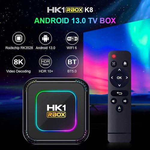 Generic Décodeur Intelligent HK1 RBOX-K8 Android 13.0, Boîtier TV WiFi 6  BT5.0 8K 2+16G, Lecteur Multimédia - Prix pas cher