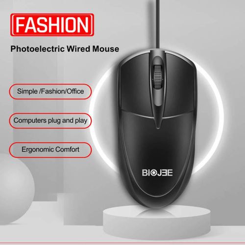 product_image_name-Generic-Souris Filaire USB BIOJEE E100 - Noir-4
