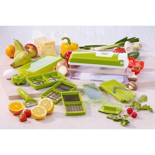 Nicer Dicer Plus Genius Découpeur Nicer Dicer Plus - Fruits Et Légumes -  Vert - Prix pas cher