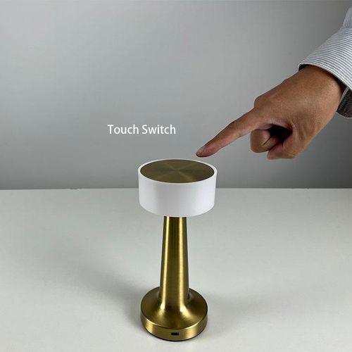 product_image_name-Generic-Lampe de Table LED Sans Fil "Halo" - Rechargeable USB-C - Métal Galvanisé-3