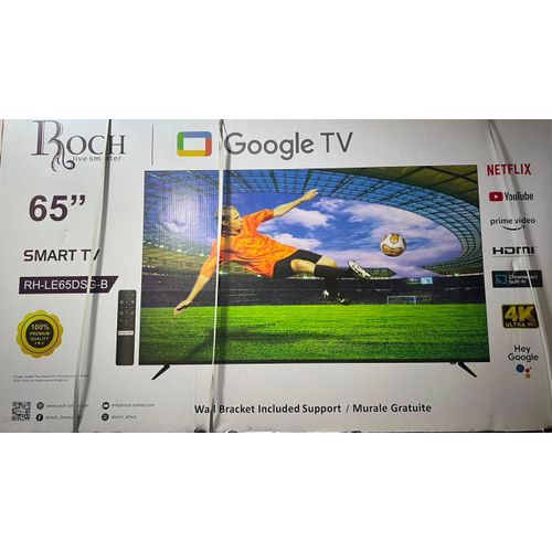 Roch TV 65 pouces r.och google tv -decodeur intégré - image 2