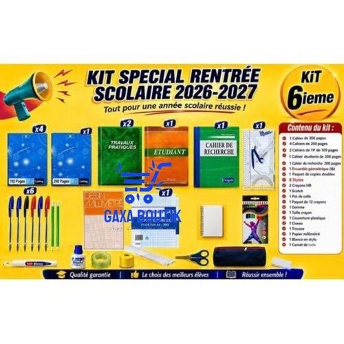 Generic Mode Kit Scolaire 6ème